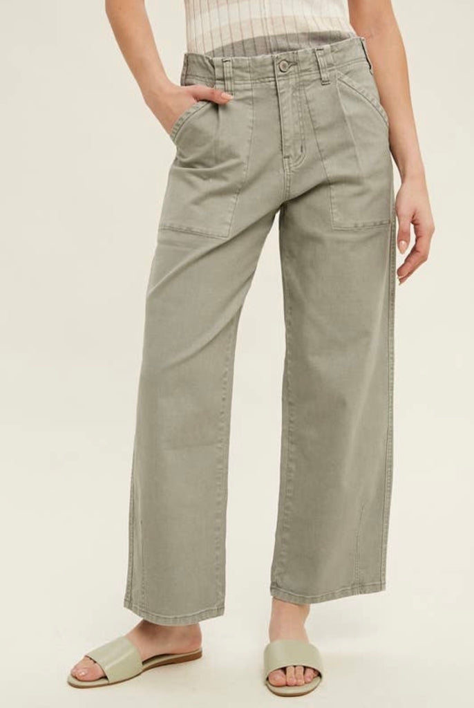 Twill Cotton Pants